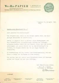 We Ha Papier Musterbuch